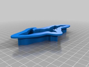michigan cookie cutter up kitchen dining cookiecutter 3d print model - Mito3D