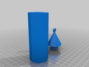 crystal pill fob other 3d print model - Mito3D