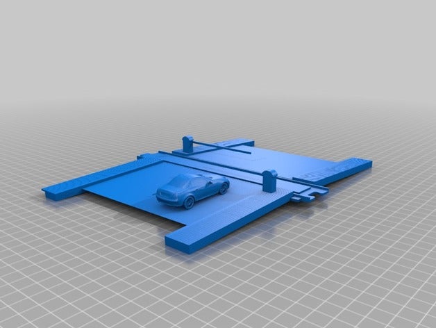 paso nivel a indústria automotiva 2019 citech modelo de comboios 3D print model - Mito3D