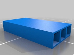 3 delik dupont kabuk diy özelleştirilmiş 3d print model - Mito3D