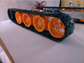caterpillar-Laufwerk Robotik 3d print model - Mito3D