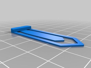 simple bookmark learning 3d print model - Mito3D