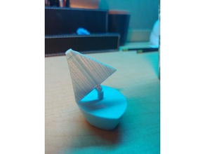 capsized sailboat 3d printing 3d print model - Mito3D