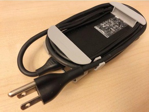 xps cavo di alimentazione manager computer clip dell portatile bobina 3d print model - Mito3D