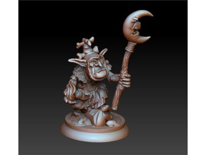 sciamano goblin rimasterizzata le creature fantasia in miniatura da tavolo warhammer 3d print model - Mito3D