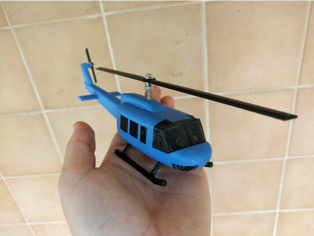 bell hueybell 205 vehículos 204 helicóptero los iroqueses vietnam 3D print model - Mito3D