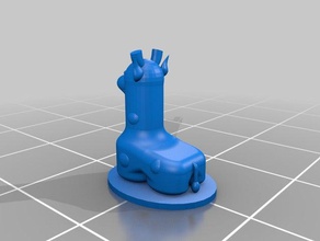 yitings jirafa los animales 3d print model - Mito3D