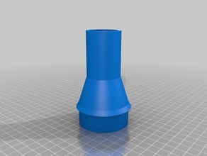 my customized dust collector nozzle creator machine tools 3d print model - Mito3D