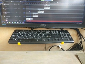 klavye duvara monte tam boy Genius k120 diğer standı 3d print model - Mito3D