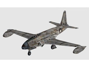 fallout new vegas fighter jet vehicles airplane 3d print model - Mito3D