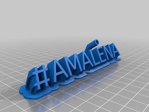 amalena2 office customized 3d print model - Mito3D