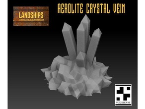 aerolite crystal vein 6mm toys games dungeons dragons epic40k epic scale rpg steampunk wargames wargame terrain wargaming warhammer 40k 3d print model - Mito3D