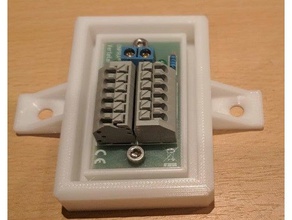 klemm verteiler halter rapberry pi esp power electronics 3d print model - Mito3D