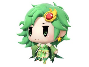 rydia chibi final fantasy iv toy game accessories 3d print model - Mito3D