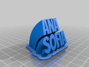 ana sofia 3d office personalizzato 3d print model - Mito3D