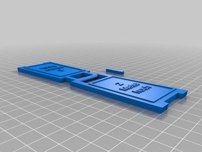 schild 2 meter hoch Zeichen logos angepasst 3d print model - Mito3D