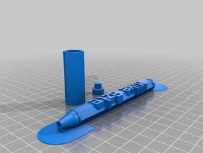 mikes updated pen office customized 3d print model - Mito3D