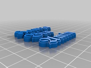 hamza234 keychains customized 3d print model - Mito3D