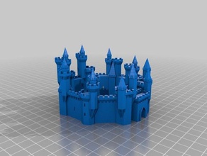 mi personalizados castillo generator44r34 de los edificios estructuras 3d print model - Mito3D
