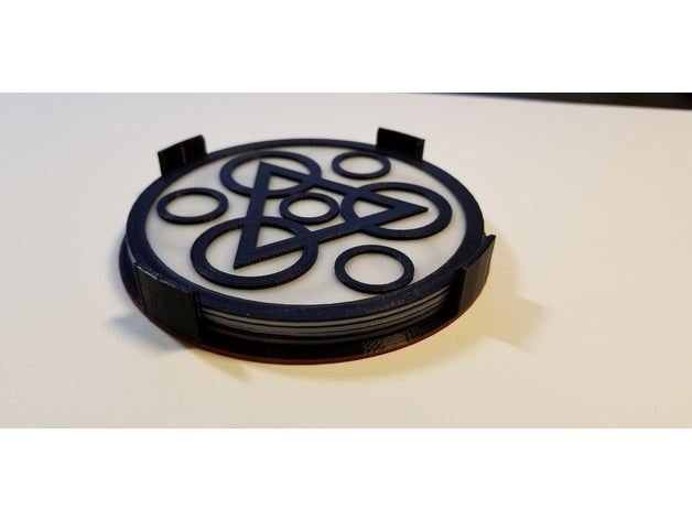 keywork posavasos cocina de comedor coheed cambria beber montaña 3D print model - Mito3D