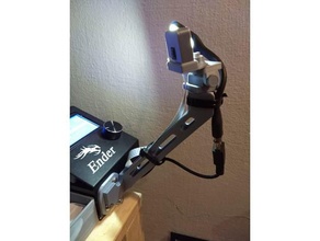 ender 3 tripod camera mount 3d printer accessories webcam 3d print model - Mito3D