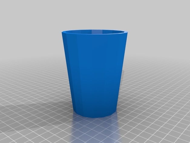 untersetzer becher 3d printing cup holder first 3D print model - Mito3D