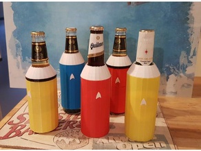 star trek bière isolant les aliments la boisson beerholder 3d print model - Mito3D