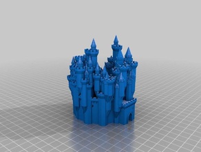 mi personalizados castillo generator44r34345trety de los edificios estructuras 3d print model - Mito3D