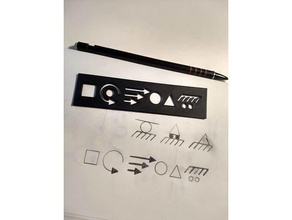 static engineering symbols ruler rulers 3d print model - Mito3D
