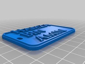 ffff keychains customized 3d print model - Mito3D