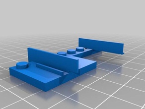 de comprimento variável lego faixa diy trilho trem 3d print model - Mito3D