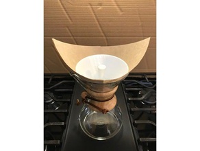 chemex filter guides kitchen dining 3d print model - Mito3D