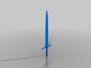 jóvenes enzu espada mago web comic props 3d print model - Mito3D