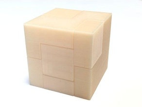 cube-16 interlocking puzzle puzzles 3d 3d print model - Mito3D