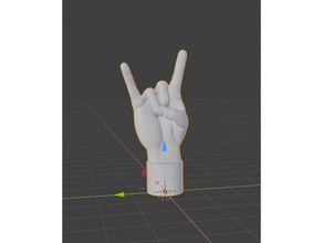 extuder manzana gestos de la mano 3d impresora accesorios 3d print model - Mito3D