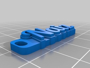 niaz keychain2 keychains customized 3d print model - Mito3D