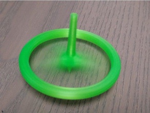 Kreisel, Gyroskop, drei-Teil kann montiert werden, ohne kleben mechanisch ist - Spielzeug kreisel mercedes mercedes-logo kein support snap Tischplatte 3d print model - Mito3D