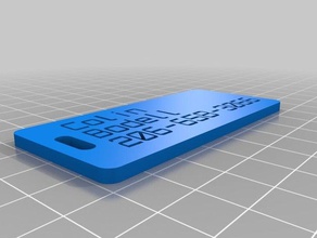col etiqueta organización personalizado 3d print model - Mito3D