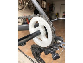thru axel zincir kaleci spor açık havada bisiklet yol bisikleti tekerlek 3d print model - Mito3D