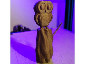 coruja neikkio esculturas sclupture madeira zbrush 3d print model - Mito3D