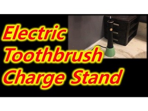 a escova de dentes elétrica encargo suporte diy 20 30 carregador usb 3d print model - Mito3D