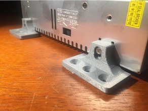psu m4 mounting bracket office drywall screw screws 3d print model - Mito3D