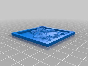 samen lithopane Schlüsselanhänger angepasst 3d print model - Mito3D