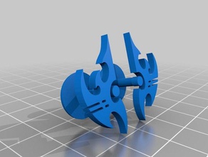 protoss logotipo de gemelos 3d impresión 3d print model - Mito3D