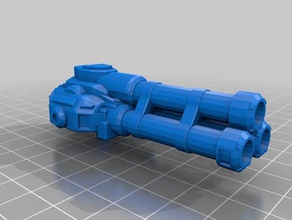 scrappergauntlet triblaster 3d de l'impression transformers jouet 3d print model - Mito3D