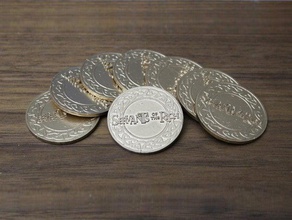 servants rich coin coins badges celtic cosplay irish pub 3d print model - Mito3D