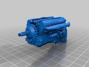 motor modeli 3d baskı 3d print model - Mito3D