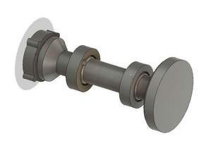 ender 3 spool holder integrated bearings 3d printer parts creality ender3 spoolholder 3d print model - Mito3D