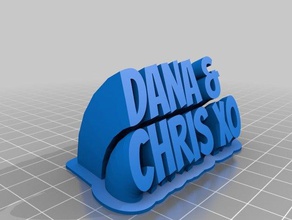 il mio personalizzato spazzare 2-lichris dana ufficio 3d print model - Mito3D