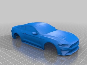 ford mustang 2018 v16 openz 102mm passo hobby 3d print model - Mito3D